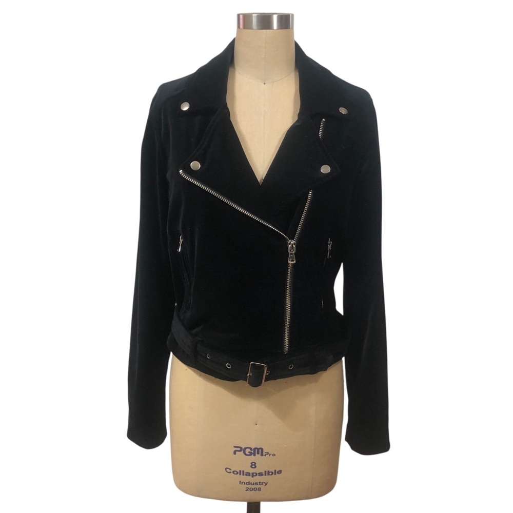 PAIGE Shanna Velvet Jacket Deep Juniper chic Small sleek classic contemporary